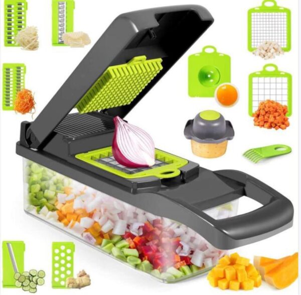 12 In 1 Manual Vegetable Chopper  Food Chopper Onion Cutter Vegetable Slicer