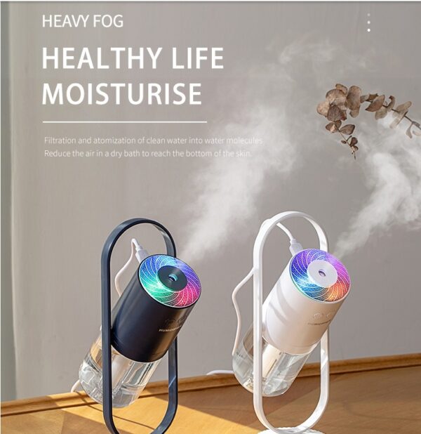 Office and Car Air Humidifier With Projection Night Lights