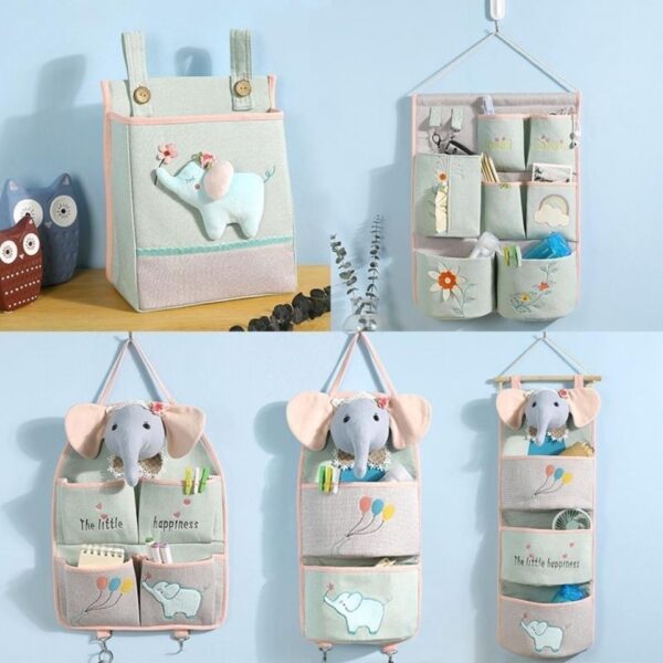 Storage Bag Cartoon Multilayer Baby Elephant Set